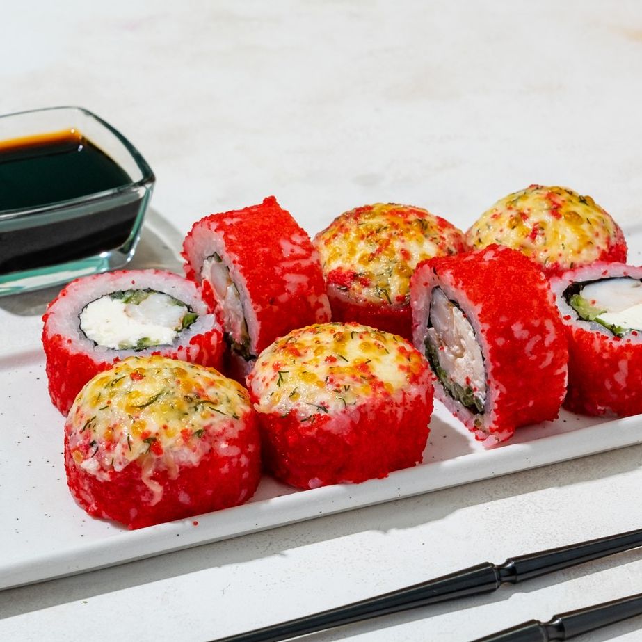 Запеченные с креветкой