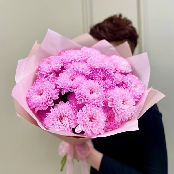 Букет из 5 Хризантем