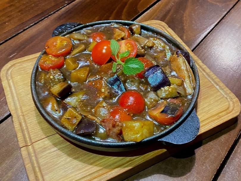 Жаркое с говядиной на сковороде