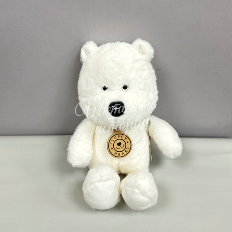 Полярный мишка 25 см