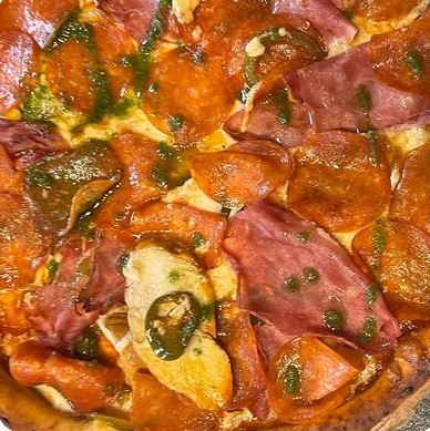 Пицца Ромеско Мясное ассорти острая