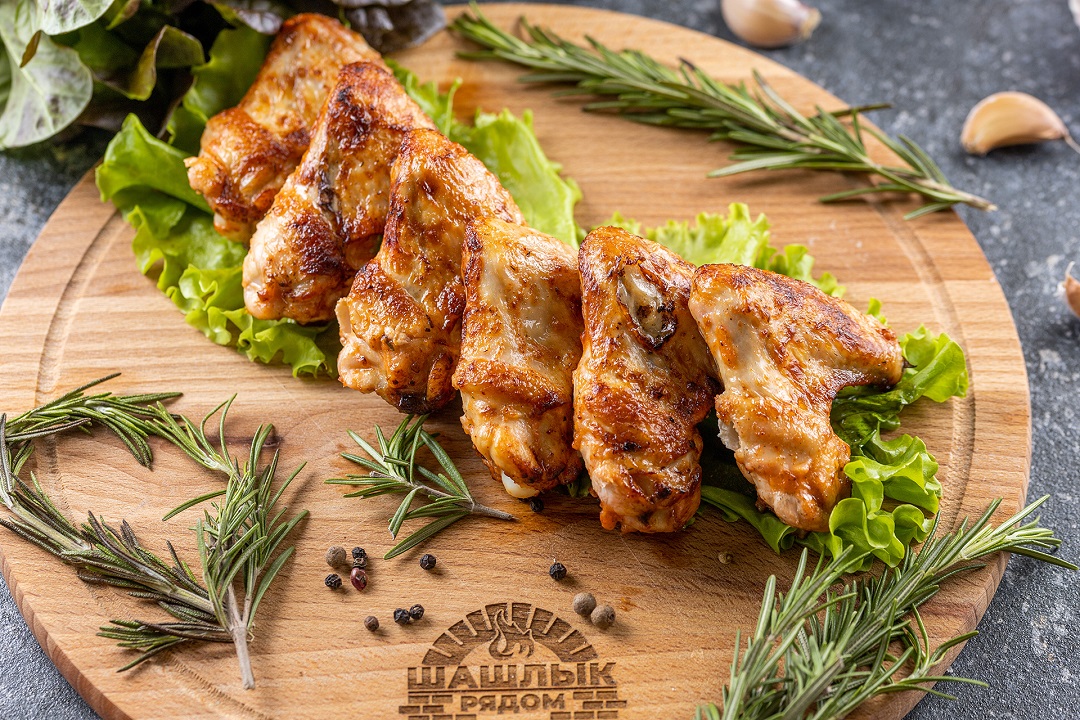 Шашлык из куриных крыльев