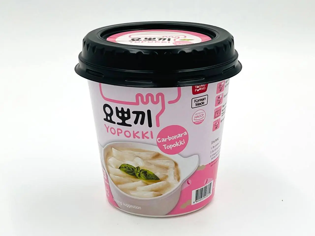 Токпокки в соусе карбонара