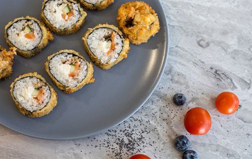 Ролл Сяке Унаги