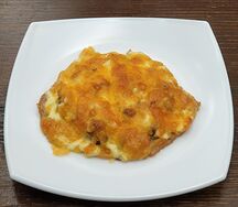 Свиная отбивная с грибами