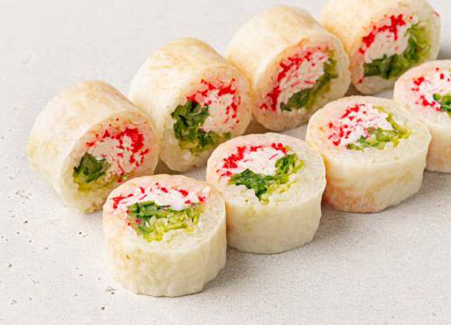 Спринг-ролл с крабом