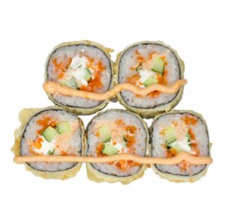 Теплый ролл Темпура с лососем