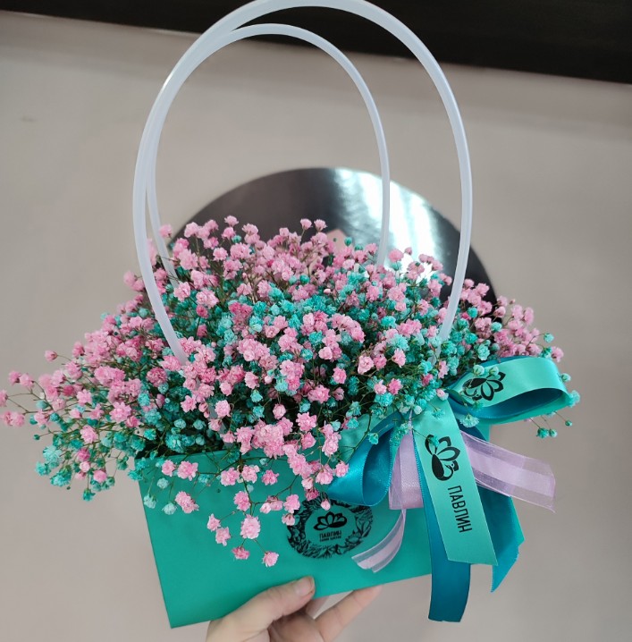 Сумочка с гипсофилой