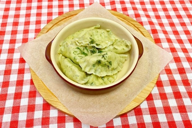 Вареники Хуран Кукли с творогом и зеленым луком