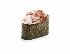 Гункан с угрем и курицей
