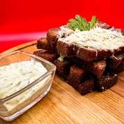Гренки с сыром