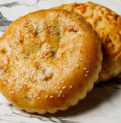 Лепешка с картофелем и грибами