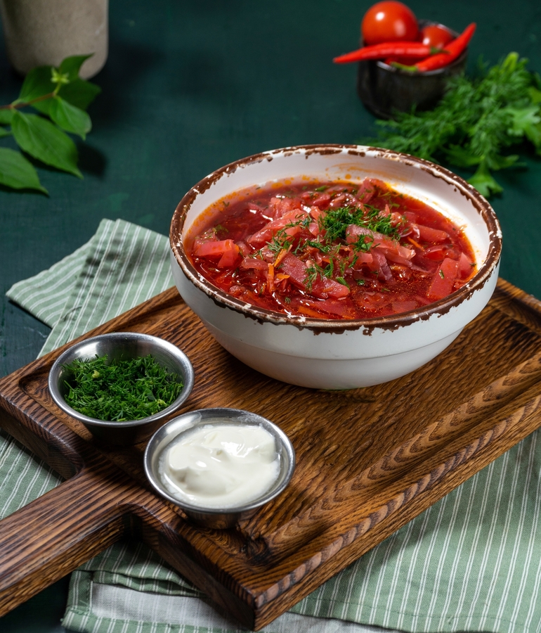 Борщ с говядиной