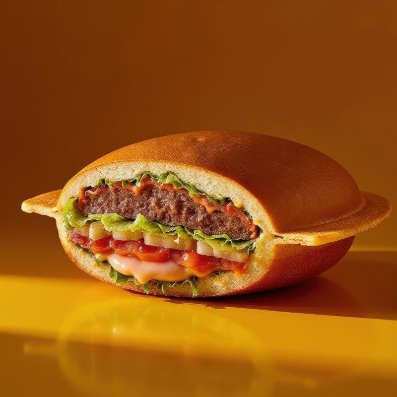 НЛО БАРБЕКЮ БУРГЕР С ЯИЧНИЦЕЙ