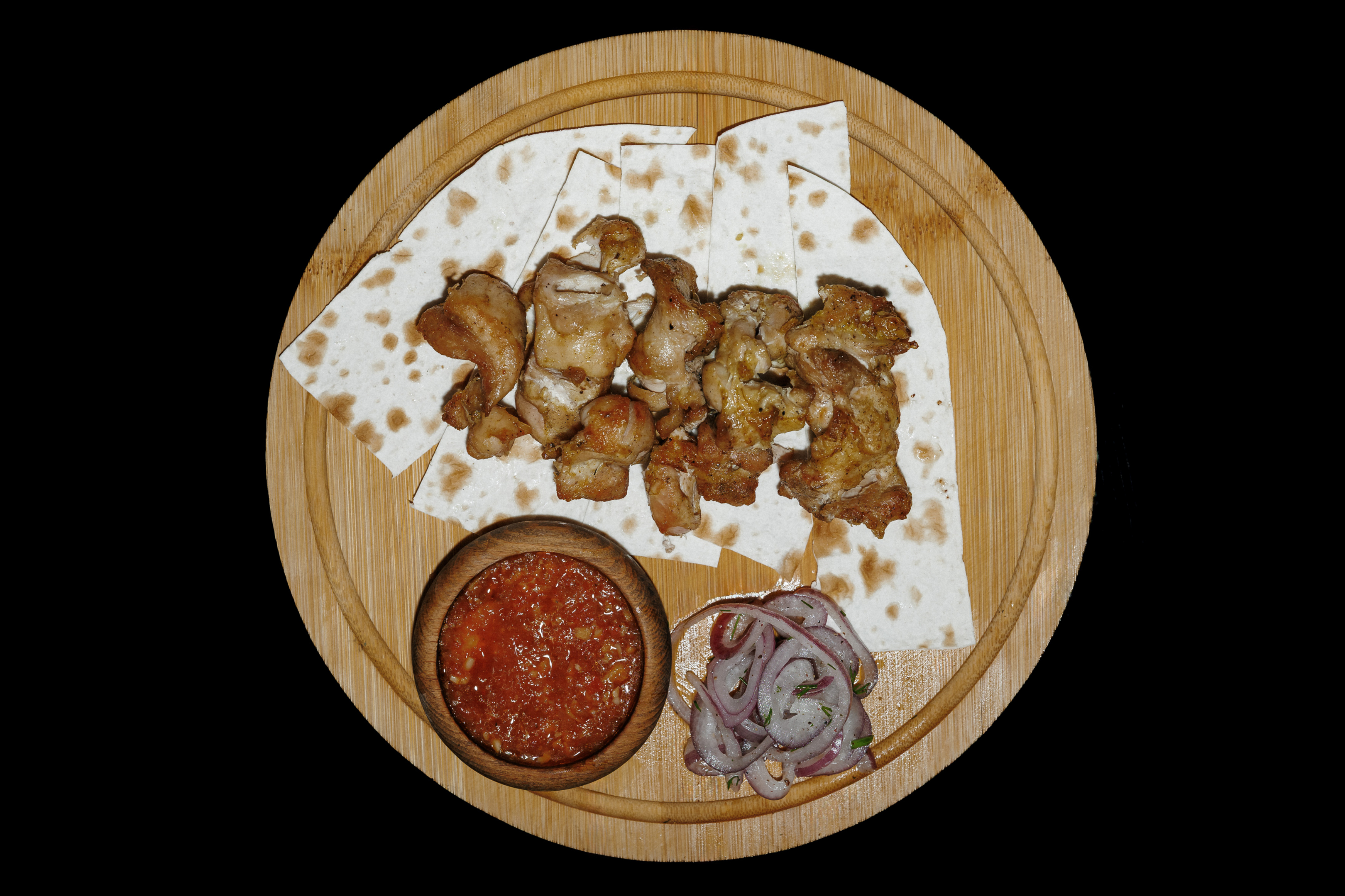 Шашлык их куриного бедра