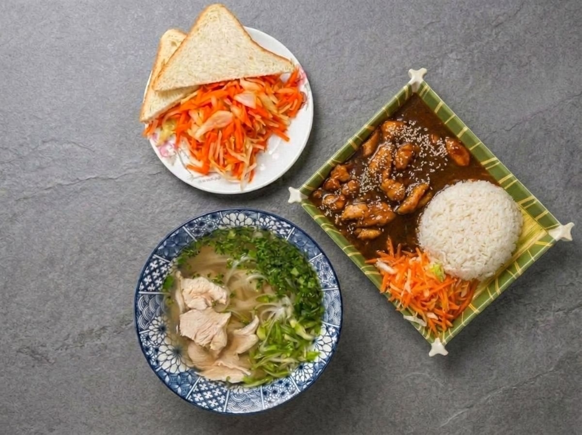 Ланч №1 (с курицей и вареным рисом)