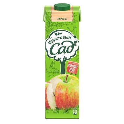 Сок Фруктовый сад Яблоко 1 л.