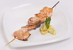 Семга на мангале