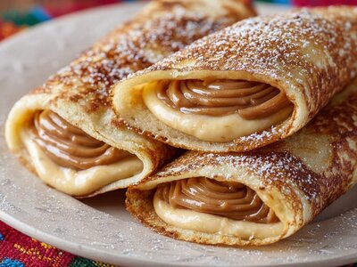 Блинчики со сгущенкой