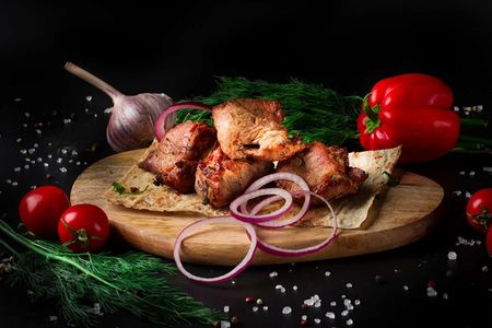 Шашлык из свиной шейки