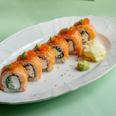 Ролл Филадельфия с лососем