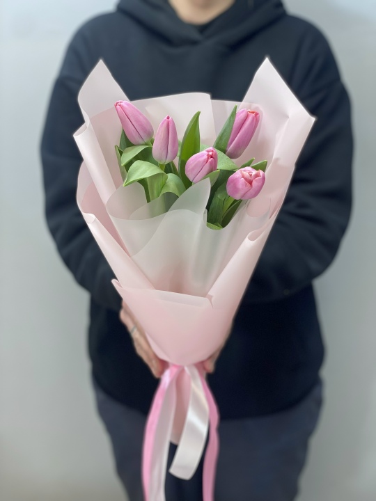 Комплимент из тюльпанов