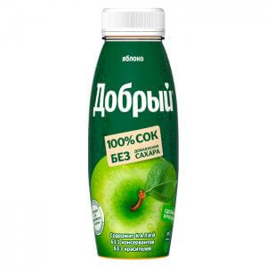 Сок Добрый Яблоко 0,33л.