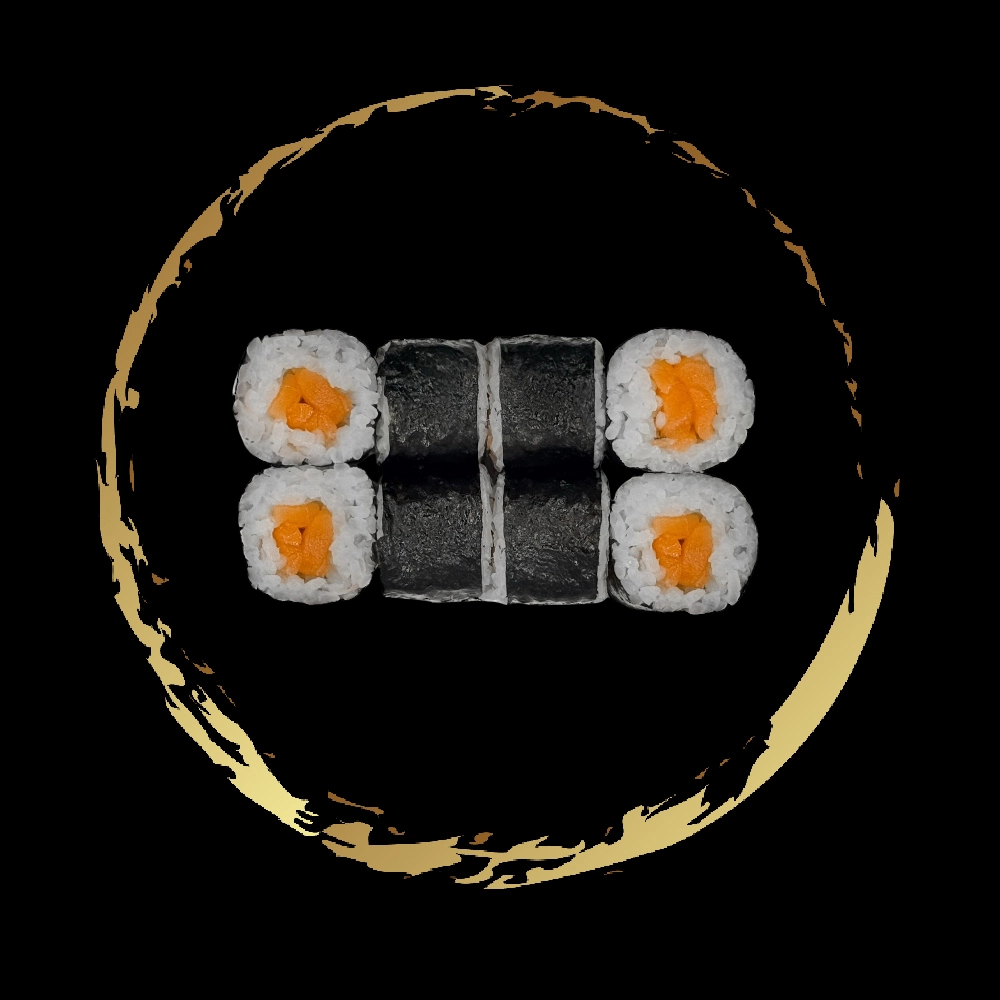 Мини-ролл с  лососем