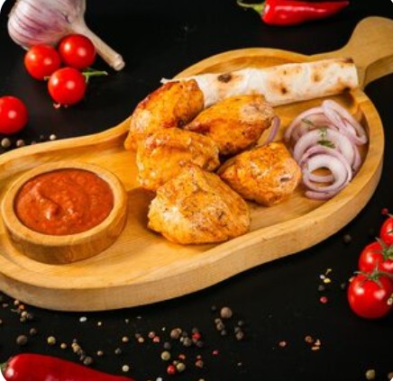 Шашлык из куриного филе