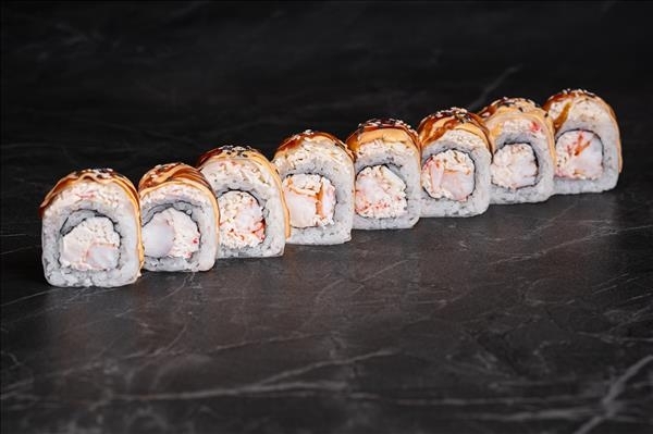 Мега Ролл Краб-Креветка