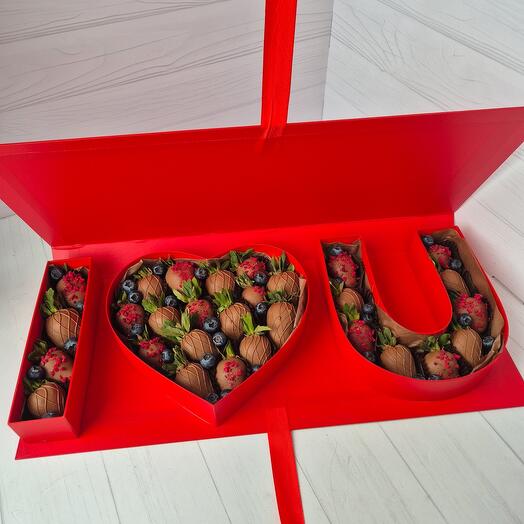 Клубника в шоколаде набор любовь