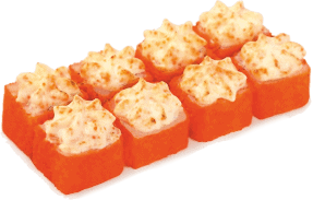 Запеченная калифорния с крабом