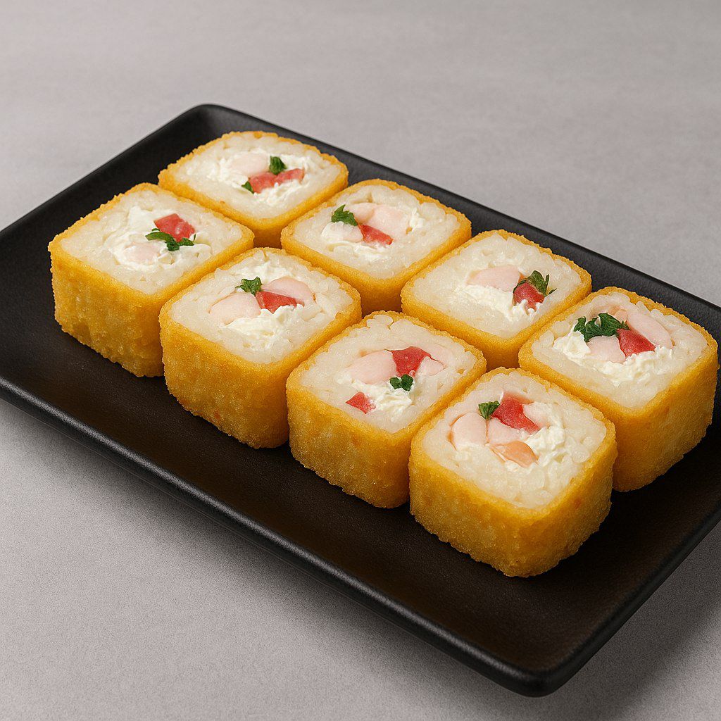 ТЕМПУРА ХАРУМАКИ с курицей (8 шт.)