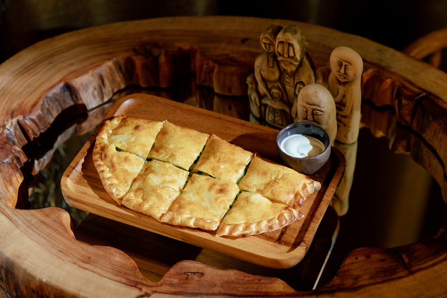 Пирог с зеленью