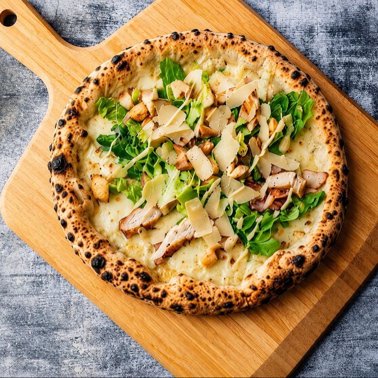 Пицца Цезарь курица