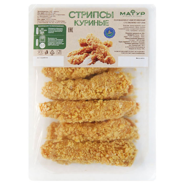 Стрипсы куриные п/ф з/м конт
