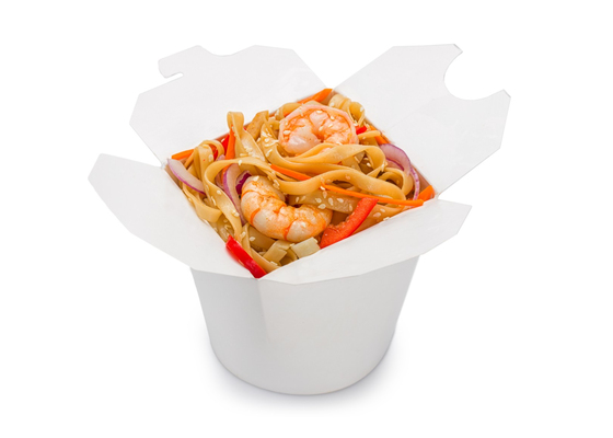 Wok с креветкой