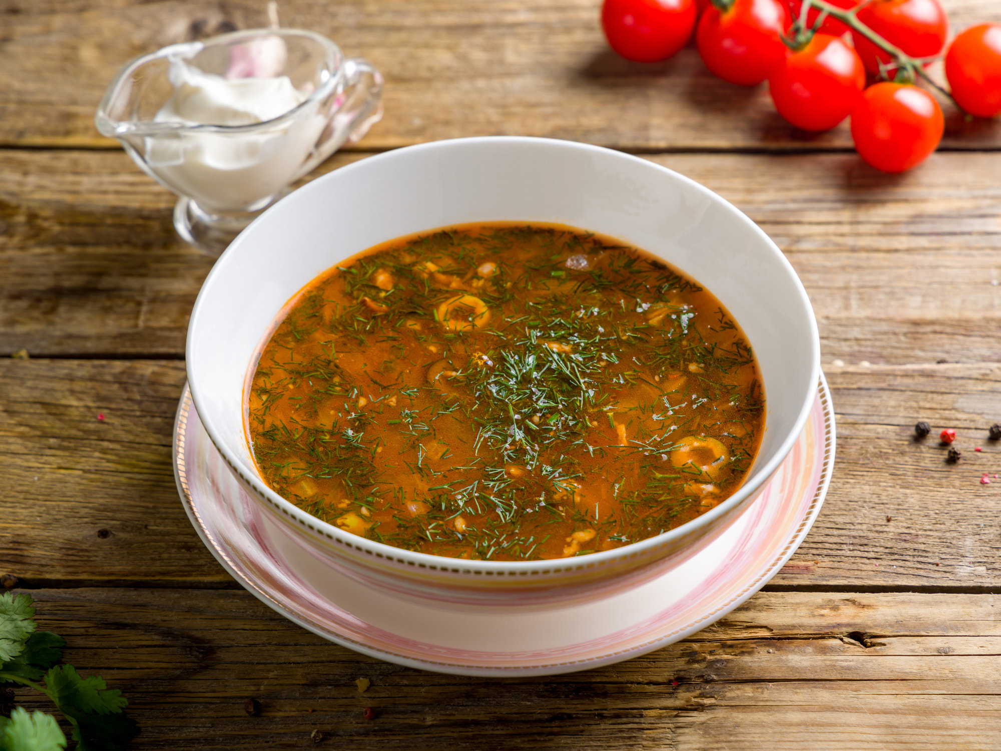 Солянка сборная мясная