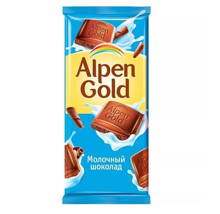 Шок. плитка Alpen Gold молочный