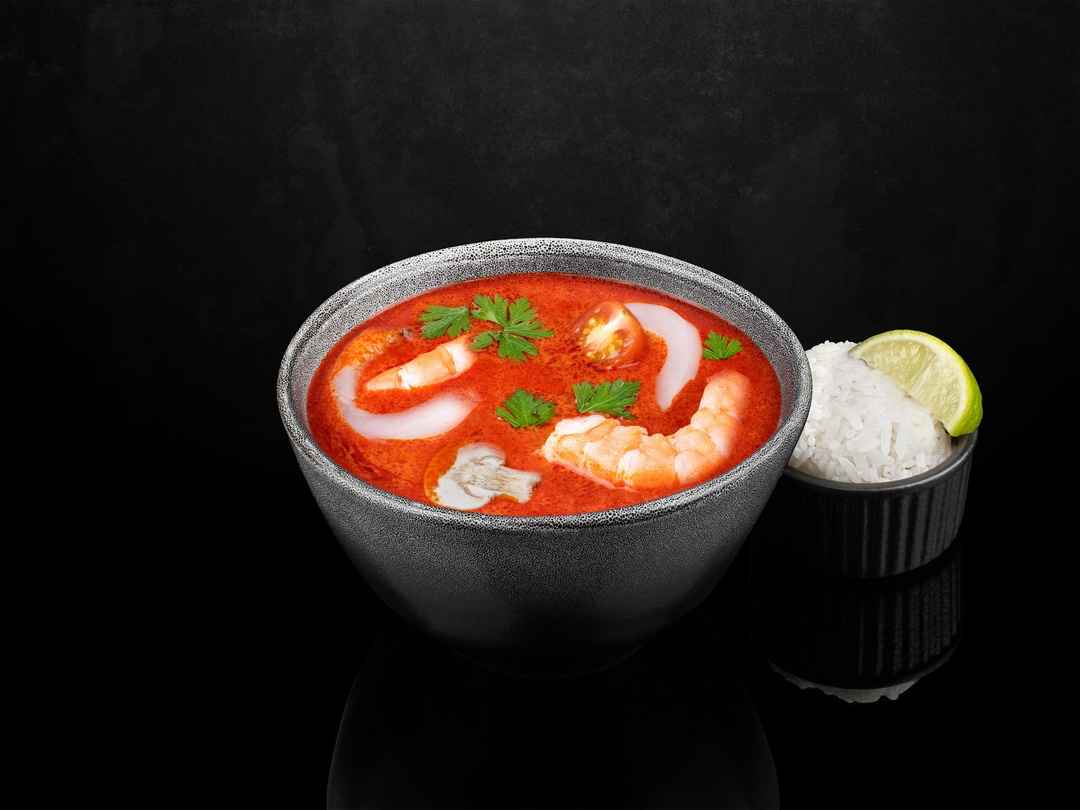 Суп Том Ям с морепродуктами