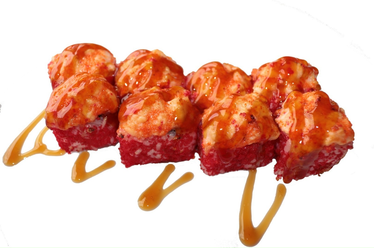 Запеченная Калифорния с Лососем