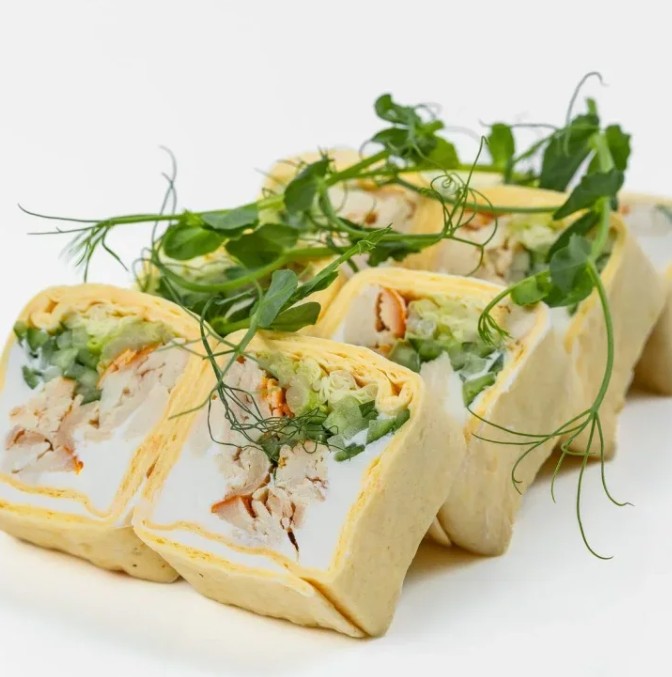 Тортилья с лососем