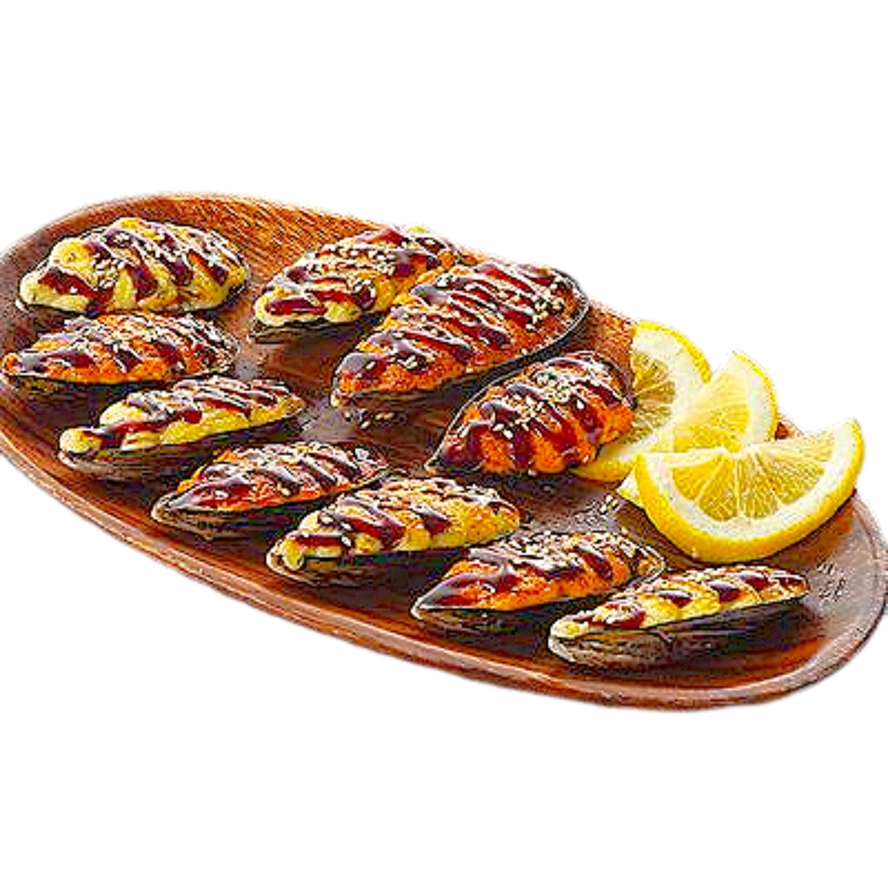 Мидии запеченные микс 10шт.