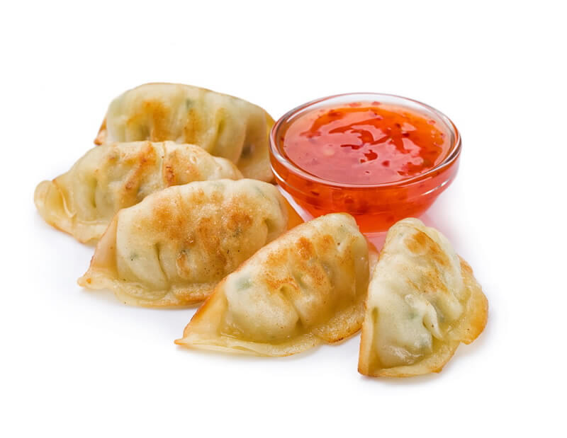 Гедза с курицей чили