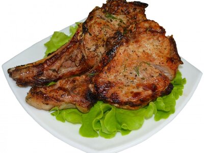 Шашлык из свиной корейки XL