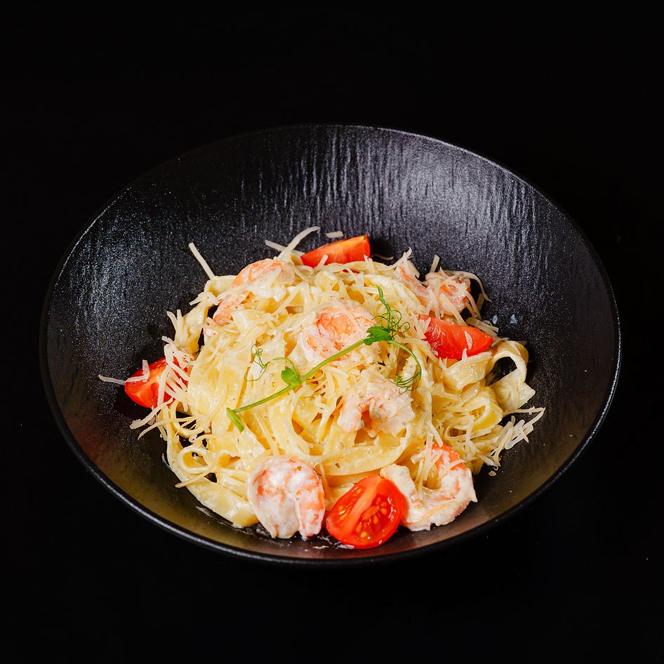 Паста с креветками