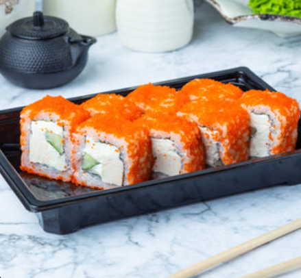 Ролл Калифорния с цыпленком