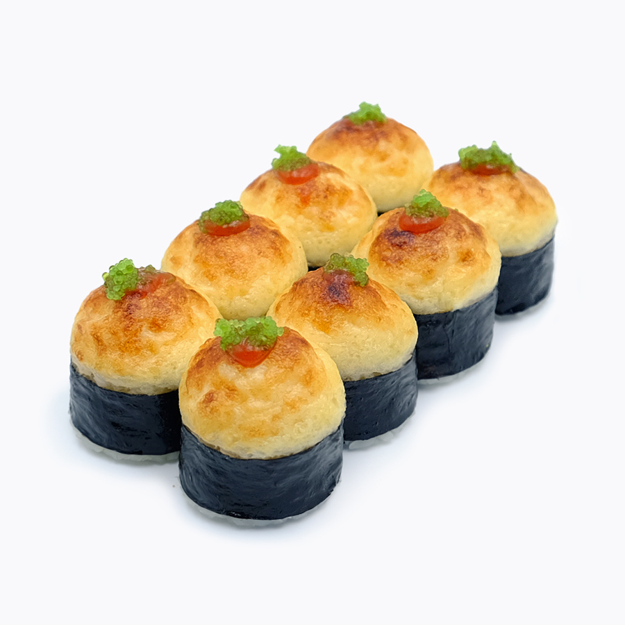 Запеченный ролл с креветкой