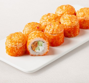 Ролл Запеченный лосось терияки