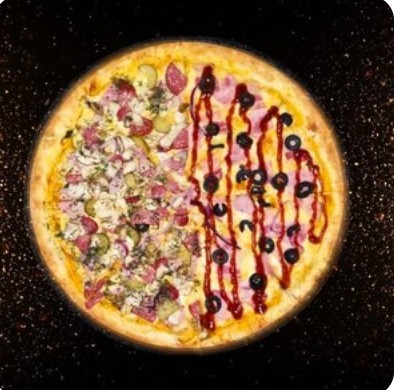 Пицца 50/50 Мясная и Барбекю